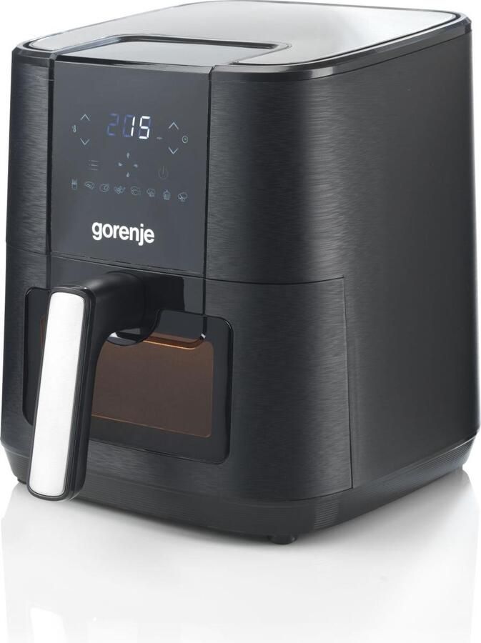 Gorenje AF1350DWB friteuse Enkel 5 4 l Vrijstaand 1350 W Heteluchtfriteuse Zwart