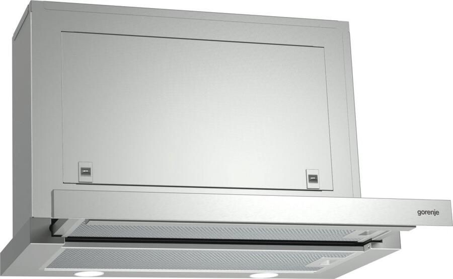 Gorenje BHP613E7X vlakschermkap rvs 433m³ uur C