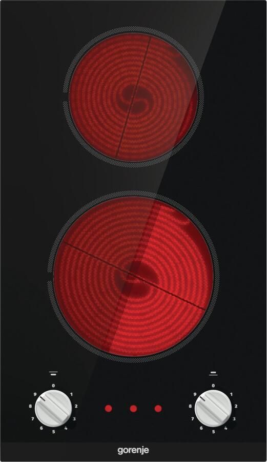 Gorenje EC321BCSC Zwart Ingebouwd 30 cm Keramisch 2 zone(s)