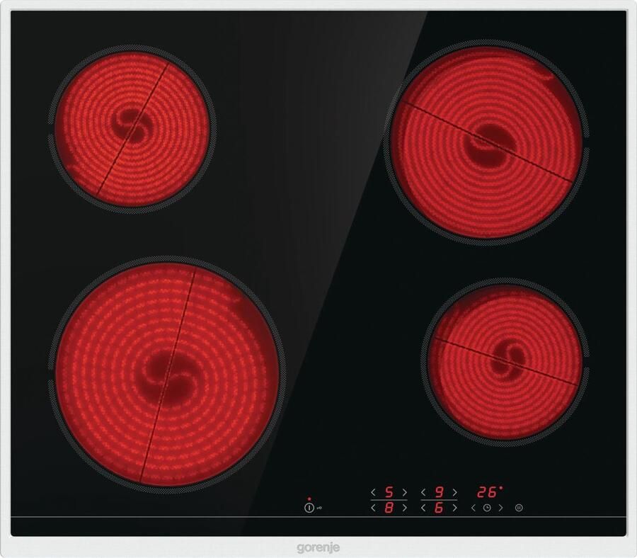 Gorenje ECT641BX Zwart Ingebouwd 60 cm Keramisch 4 zone(s)