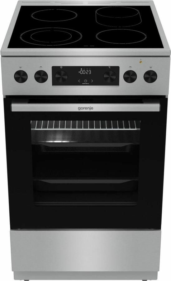 Gorenje GECS5C70XPA Vrijstaand fornuis Roestvrijstaal Knoppen Sensor Roestvrijstaal Front Top front Keramisch