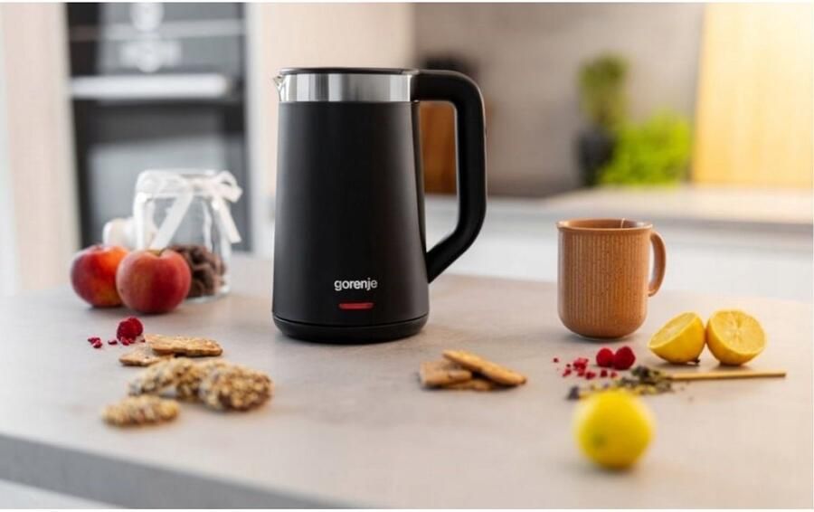 Gorenje K17TRDW Waterkoker 1 7 Liter Capaciteit 2200 W Vermogen 360° Draaibare Basis