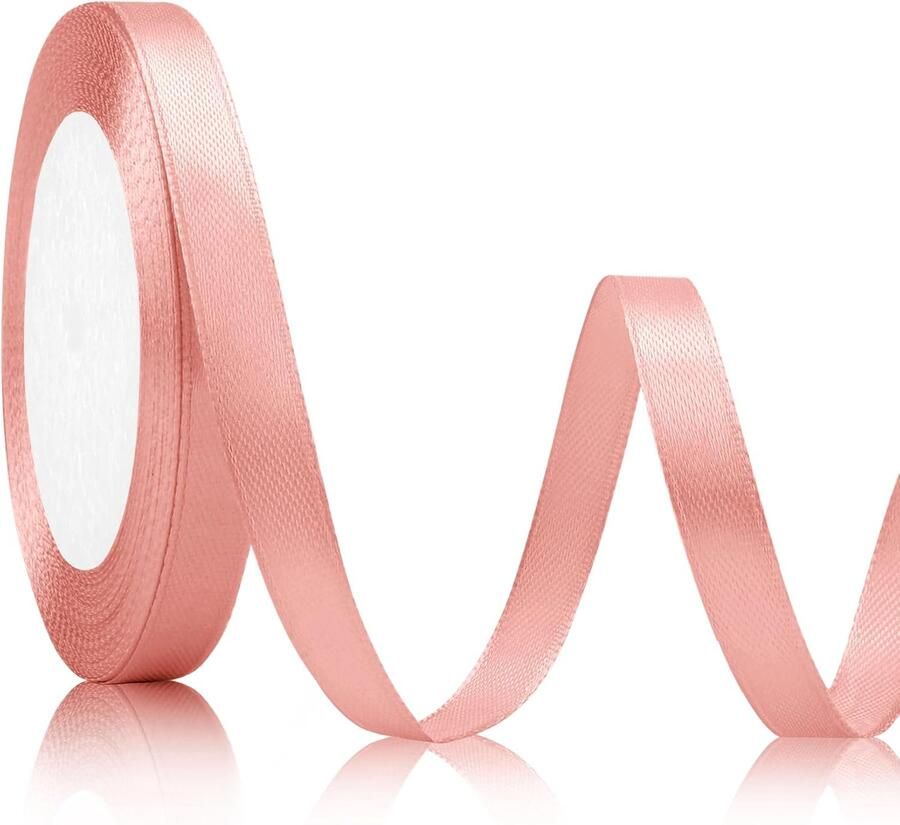 Goud satijn lint 10 mm x 23 m