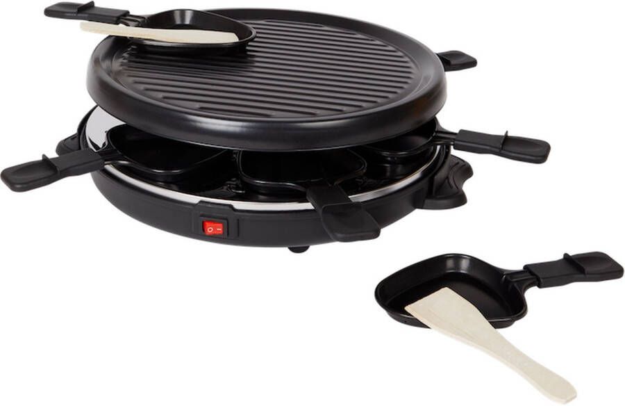 GOURMET SET Raclette- en gourmetset 6-persoons 800 watt