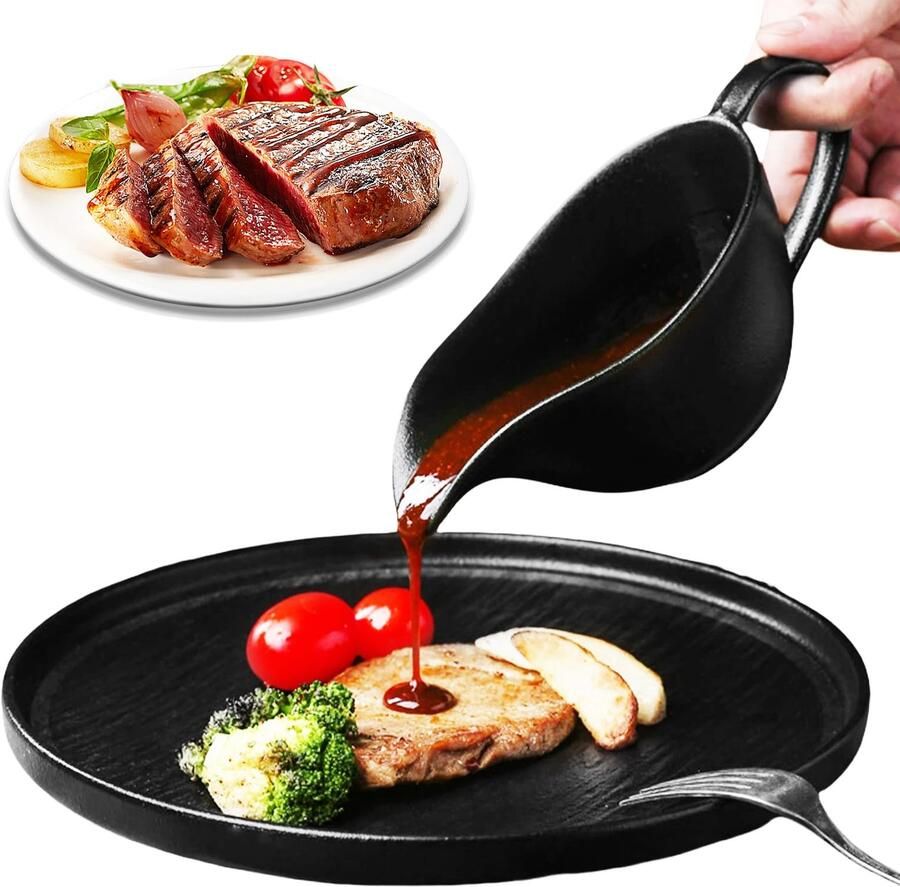 Gourmetbord Porselein Zwart 280 ml