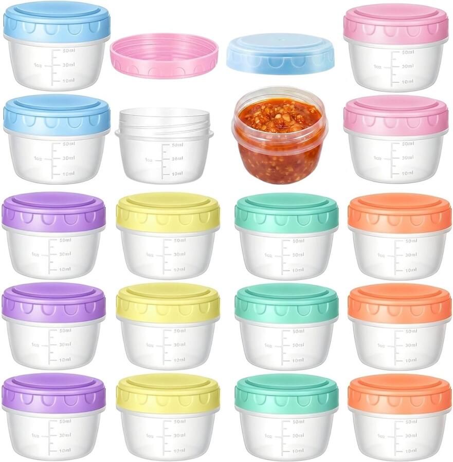 Gourmetborden 18 Stuks Kunststof 80 ml