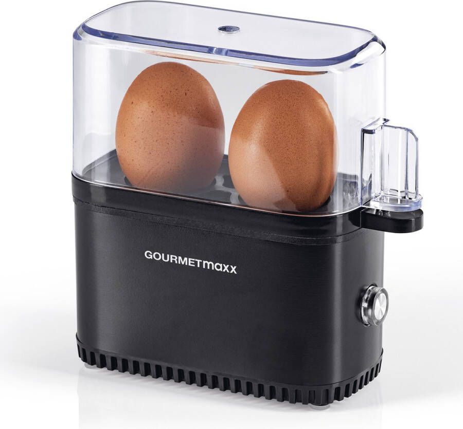 Gourmetmaxx eierkoker compact 2.0 zwart mat