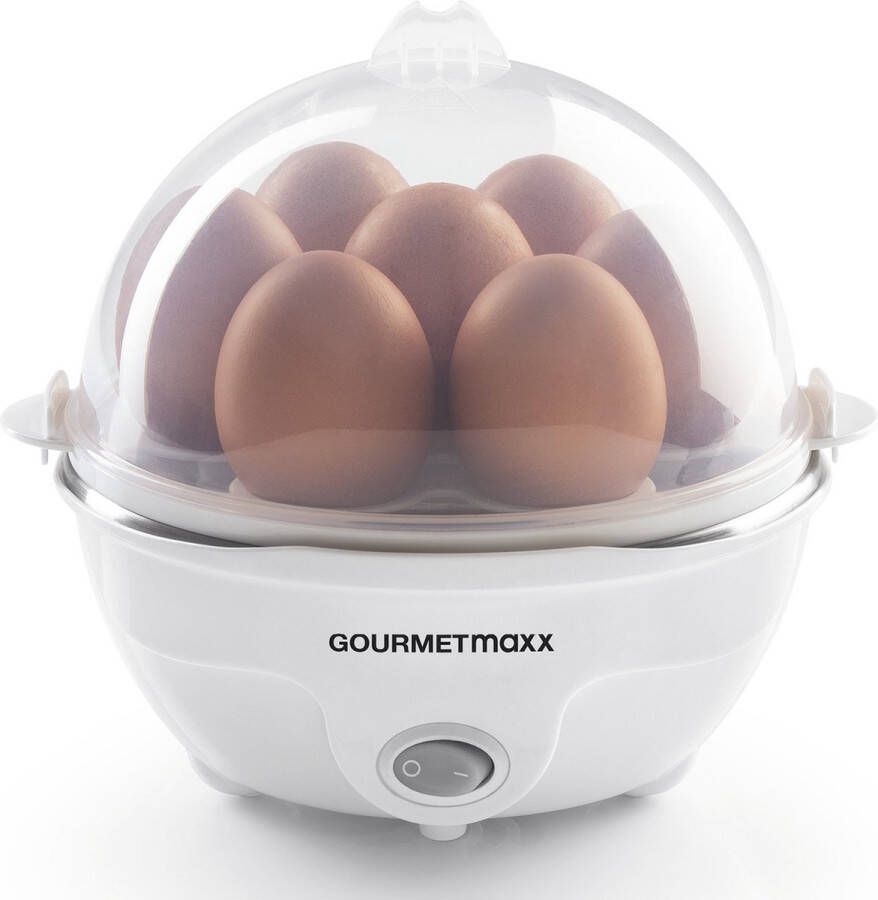 Gourmetmaxx eierkoker voor 7 eieren wit