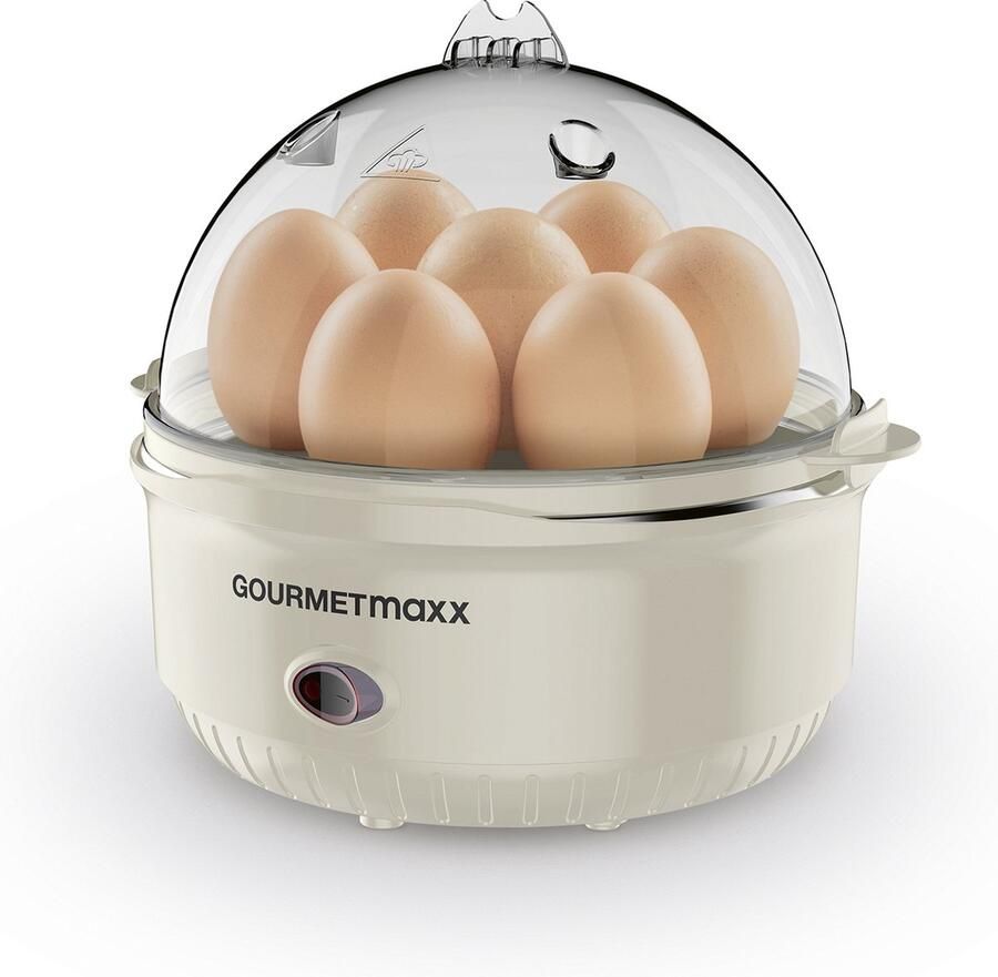 Gourmetmaxx eierkoker voor 7 eieren vanille
