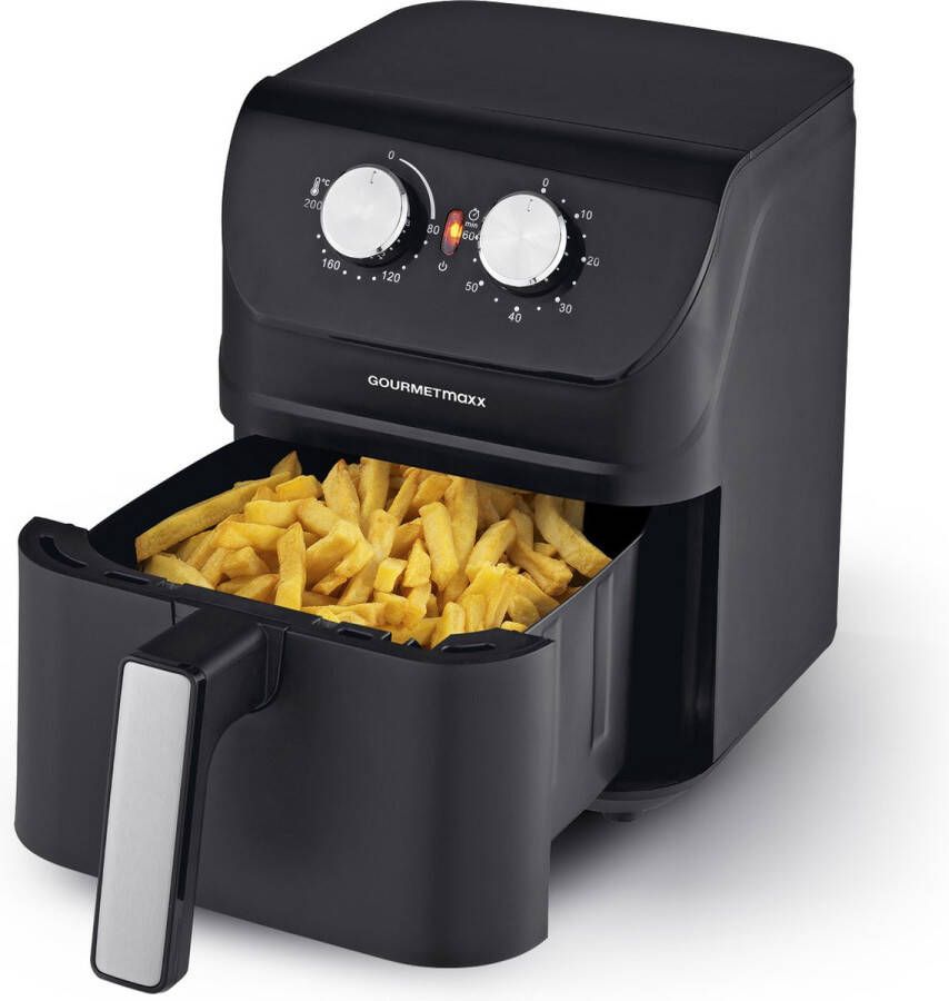 Gourmetmaxx heteluchtfriteuse 4 L 3 in 1: heteluchtoven grill & friteuse