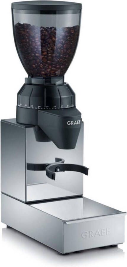 Graef CM850EU Koffiemolen RVS Zwart Stalen kegelmaalwerk - Foto 1