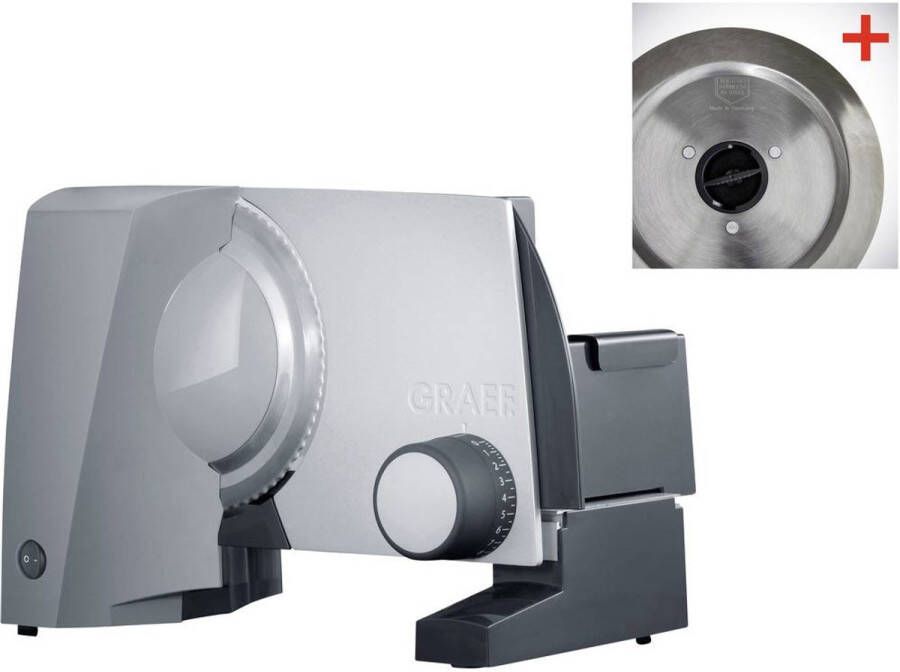 Graef G 52 Twin kunststof allessnijder Ø 17cm + 170W + gekarteld mes + glad mes