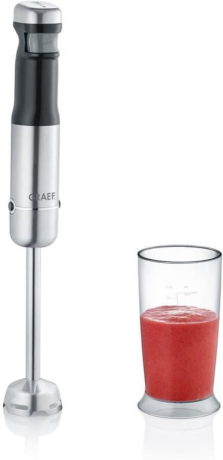 Graef HB82EU blender Staafmixer 200 W Zwart Roestvrijstaal
