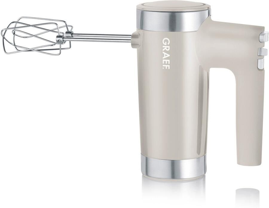 Graef handmixer beige twee extra opzetstukken
