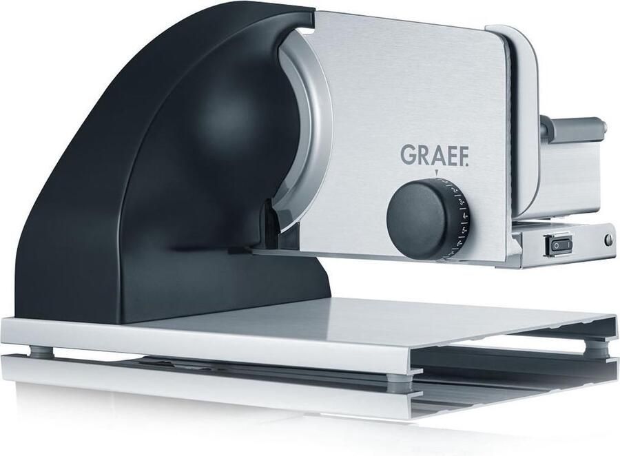 Graef SKS902EU snijmachine Electrisch Zwart Roestvrijstaal Aluminium 185 W
