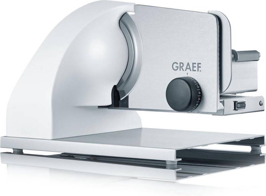Graef SKS901EU Electrisch 185W Aluminium Roestvrijstaal Wit snijmachine