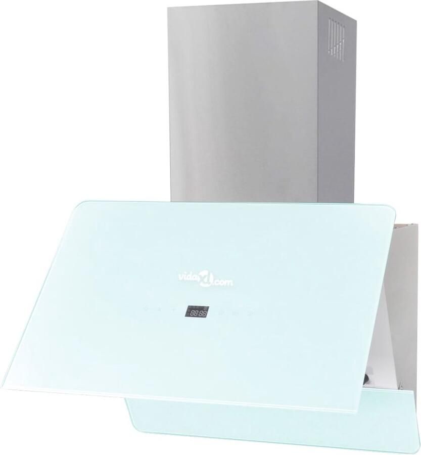 GranMaison Afzuigkap 60 cm -Onderbouw Afzuigkappen Met Aanraakscherm Schuin Wit