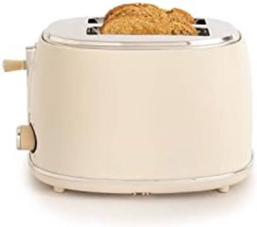 Gratyfied Retro broodrooster Retro keuken en Retro tosti apparaat 1 81 kg gebroken wit