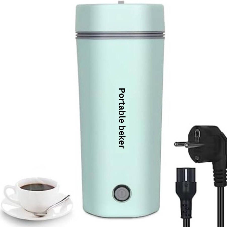 Graytified Draagbare Waterkoker Reiswaterkoker- Mini Waterkoker Groen