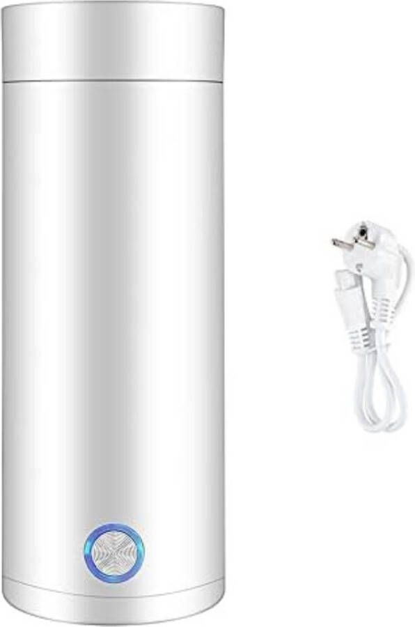 Graytified Draagbare Waterkoker Reiswaterkoker- Mini Waterkoker Wit