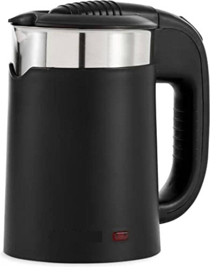 Graytified Draagbare Waterkoker Reiswaterkoker- Mini Waterkoker Zwart