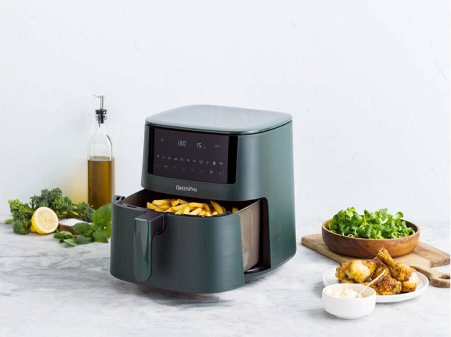 GreenPan Bistro XXL airfryer 7.2L pine green