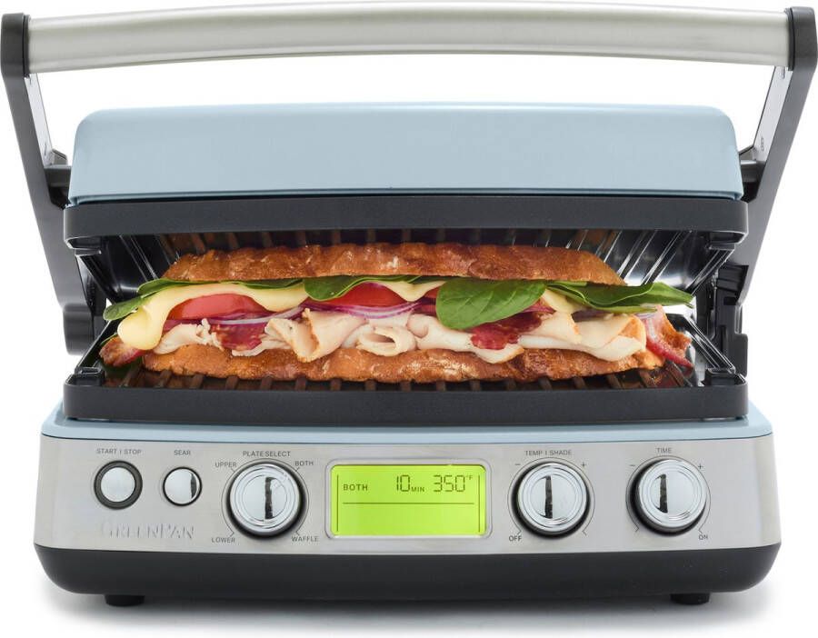 GreenPan Contactgrill Blue Haze PFAS-vrij