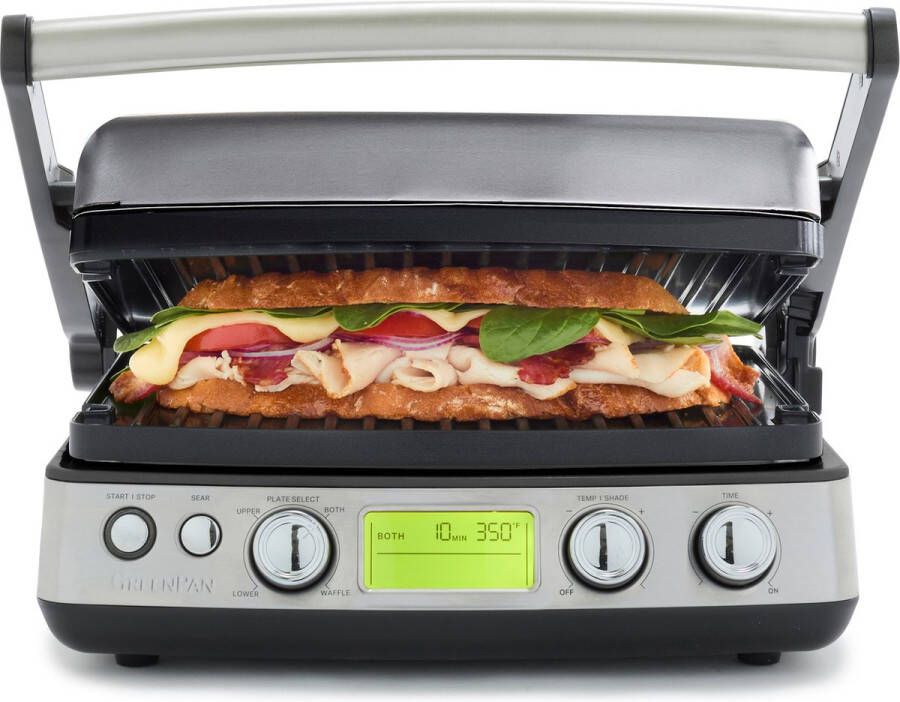 Greenpan Elite contactgrill Contact grill Grijs