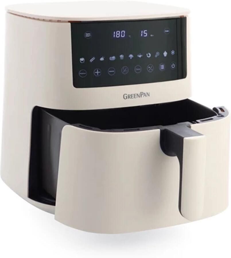 GreenPan Bistro XXL airfryer 7.2L cream
