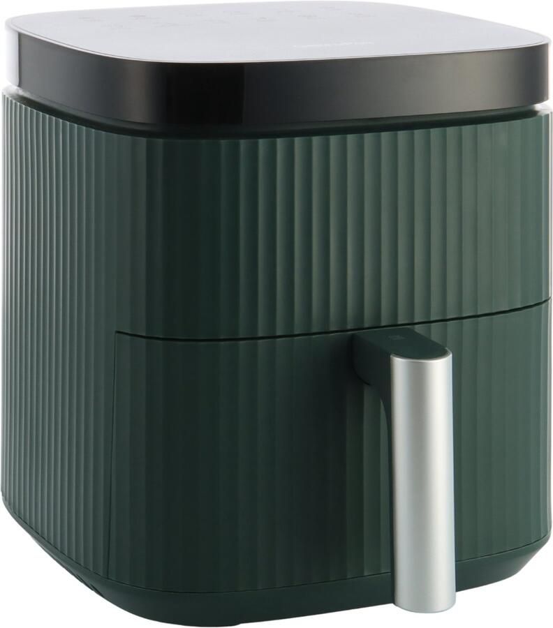 GreenPan Silhouette Air Fryer XL 5L enkele mand tot 4 personen PFAS-vrij 12 programma's Automatisch uitschakelen Met timerfunctie Moroccan Green