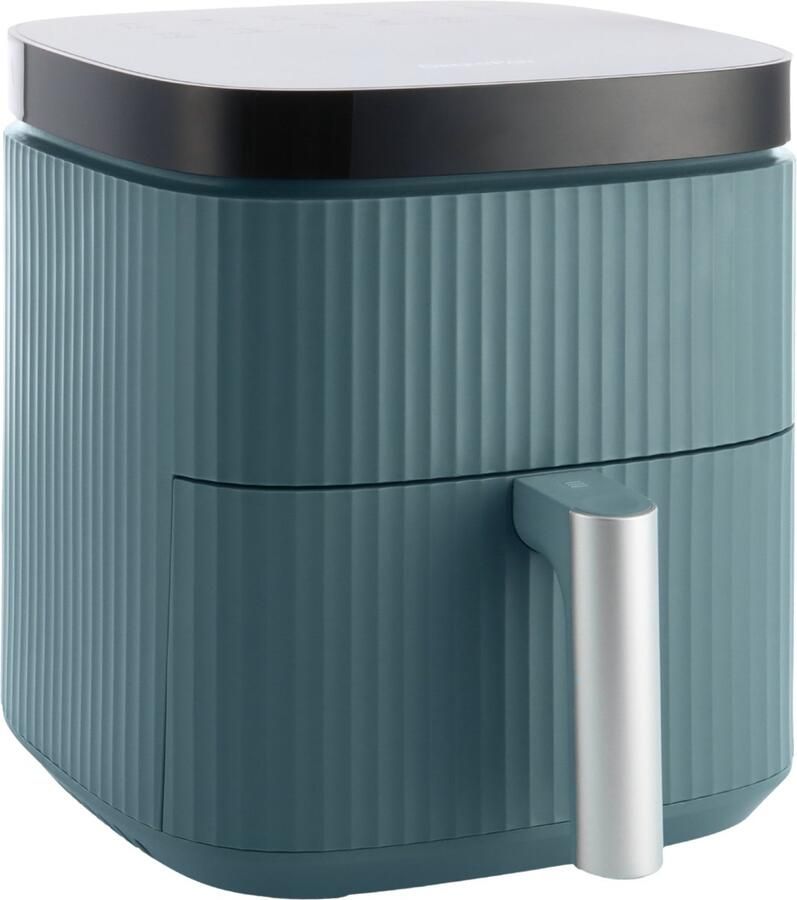 GreenPan Silhouette Air Fryer XL 5L enkele mand tot 4 personen PFAS-vrij 12 programma's Automatisch uitschakelen Met timerfunctie Smokey Blue