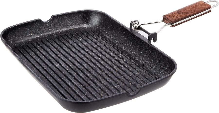 Grillpan Aluminium Antiaanbaklaag 34 x 24 cm