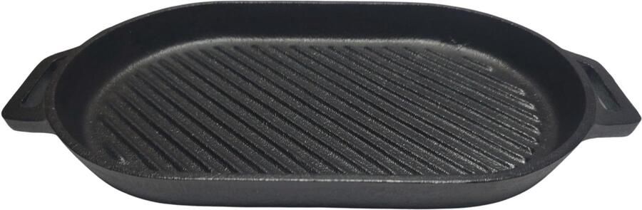 Grillpan Gietijzer 30 x 15 5 cm Ovaal