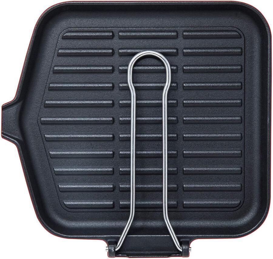 Grillpan Gietijzer Vierkant 24x24 cm