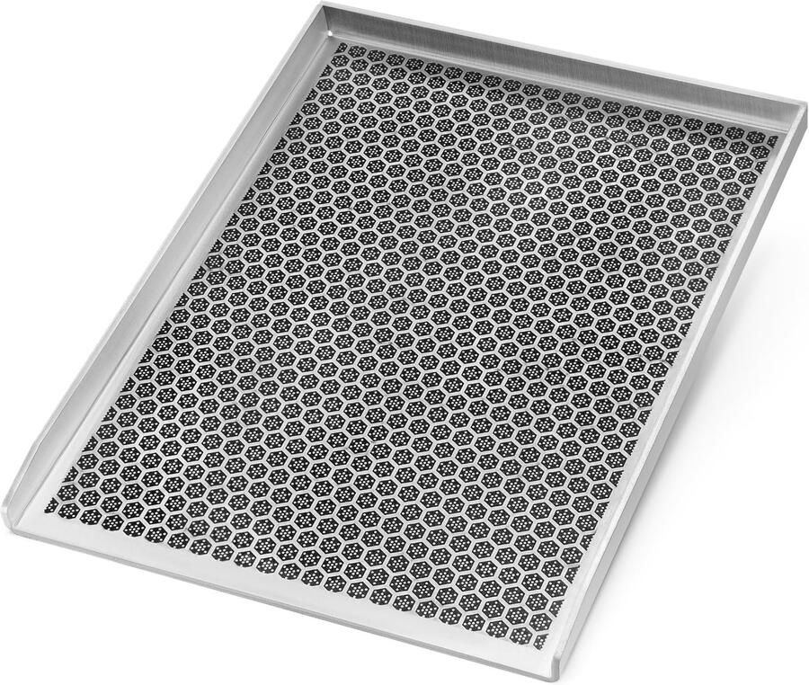 Grillplaat 304 RVS 4 mm Antiaanbaklaag