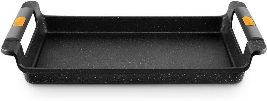 Grillplaat 40 cm Aluminium met antiaanbaklaag