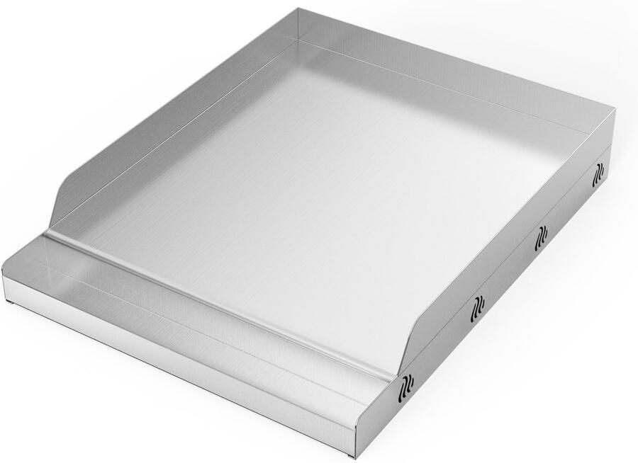Grillplaat Roestvrij staal 31 8 x 40 5 cm