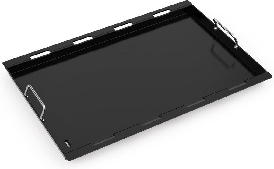 Grillplaat voor Gasgrills met Afneembare Handgreep