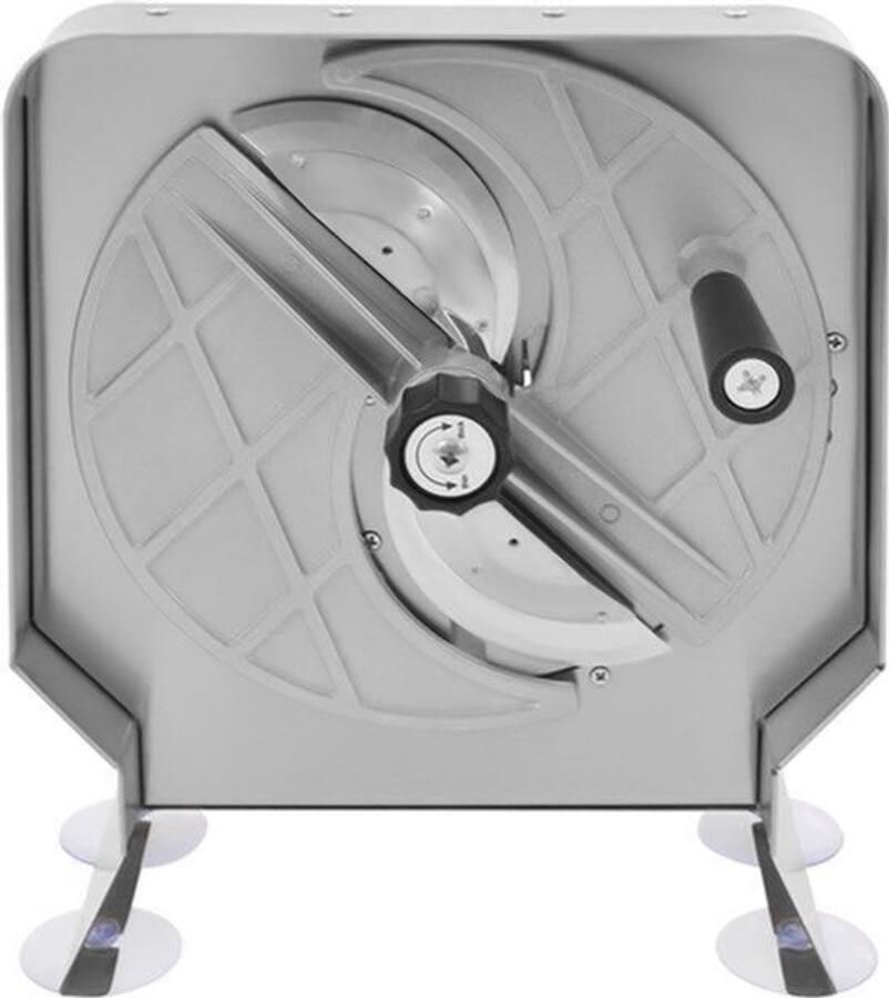 Groentefruitsnijder Handmatig 2R Snijkop Verstelbare Snijdikte 1-10 mm 25 cm Diameter Roestvrijstaal Tafelblad Snijmachine