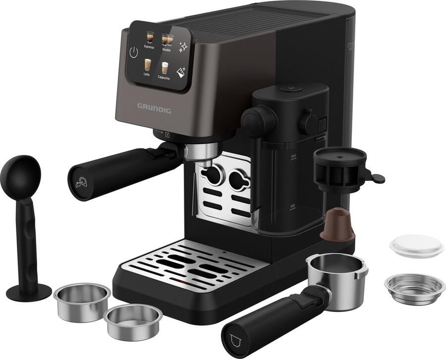 Grundig KSM 6430Delisia Coffee Yarı Otomatik Kapsüllü Süt Hazneli Espresso Makinesi Half automatisch Espressomachine 1 l - Foto 3