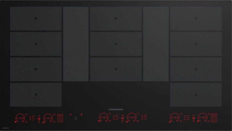 Grundig inductiekookplaat 11 branders 90 cm GIEI938980I