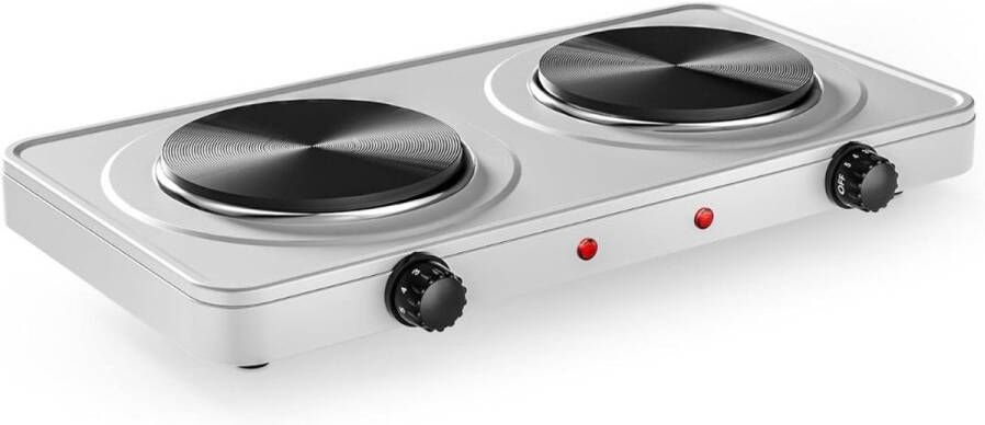 Gtb Elektrische Kookplaat 4 Pits Elektrische Fornuis Elektrische Kookplaat Vrijstaand 4 Kookzones Kinderslot Wit 46cm x 24cm x 6cm