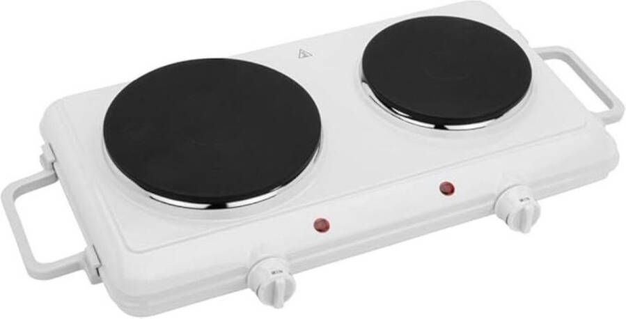 Gtb Elektrische Kookplaat 4 Pits Elektrische Fornuis Elektrische Kookplaat Vrijstaand 4 Kookzones Kinderslot Wit 29cm x 57cm x 7cm