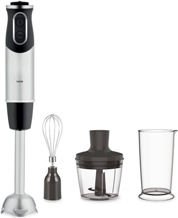 Gtb Staafmixer Set Staafmixer Braun Staafmixer met Hakmolen Zwart 40cm x 7cm x 7cm