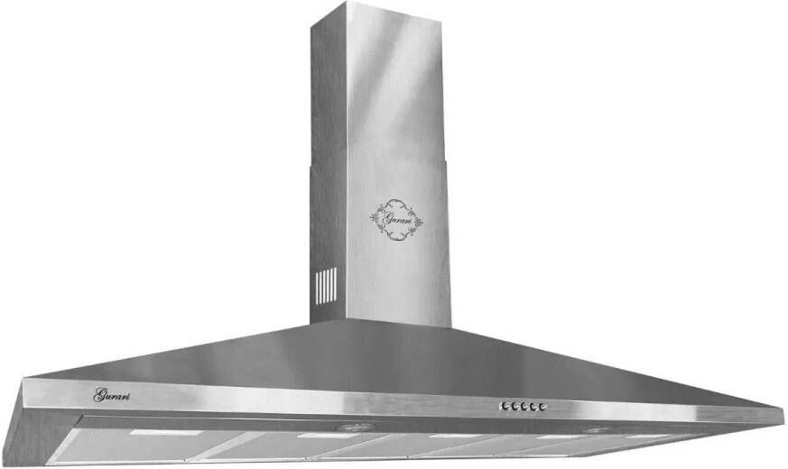 Gurari Afzuigkap GCH C 147 IS 120 Afzuigkap 120 cm 1000 m³ u Wandafzuigkap RVS