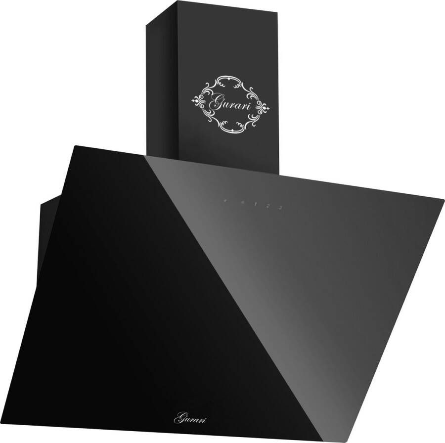 Gurari afzuigkap GCH D 286 BL 6 PRIME zwart 60 cm