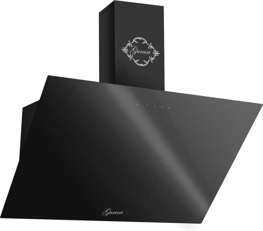Gurari GCH D 286 BL 9 PRIME N+Koolfilter range bovendeel Afzuigkap 90 cm 1000m³ h wandbovendeel
