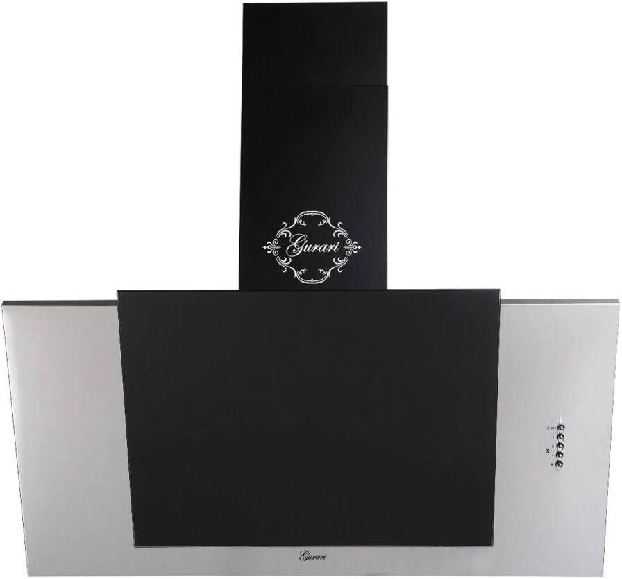 Gurari GCH S 482 IS 50 N+Slang wasemkap Afzuigkap 50 cm 1000 m³ h roestvrij staal glas