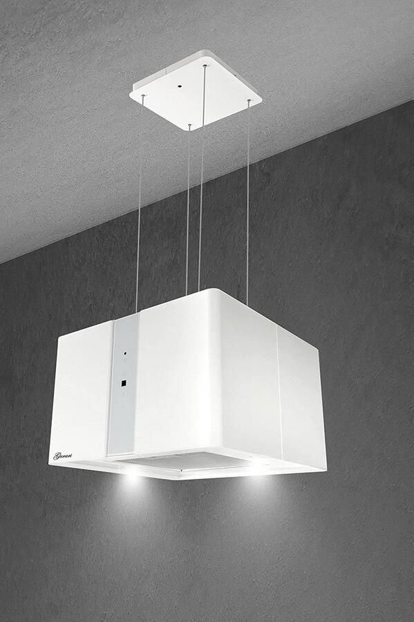 Gurari eilandAfzuigkap GCH I 331 45 WH PRIME wit Afzuigkap met recirculatielucht 45 cm plafondkap 1000m³ h