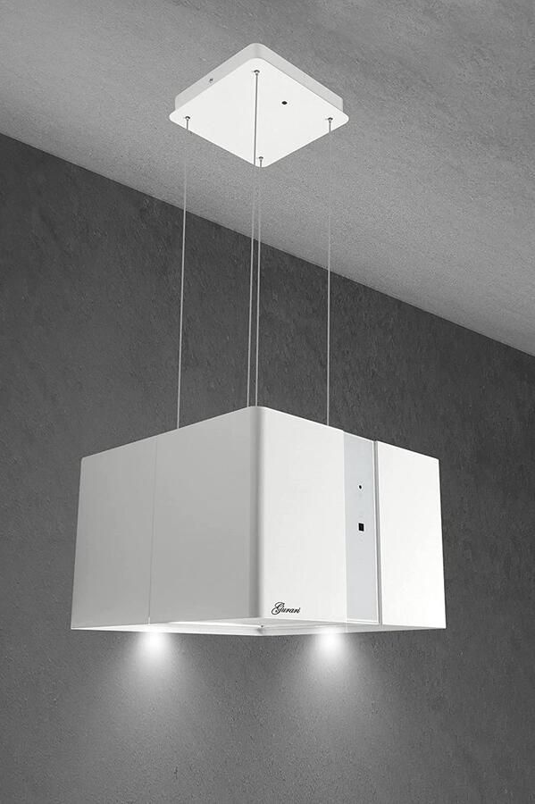 Gurari eilandafzuigkap GCH I 331 45 WH PRIME wit afzuigkap met recirculatielucht 45 cm plafondkap 1000m³ h - Foto 2